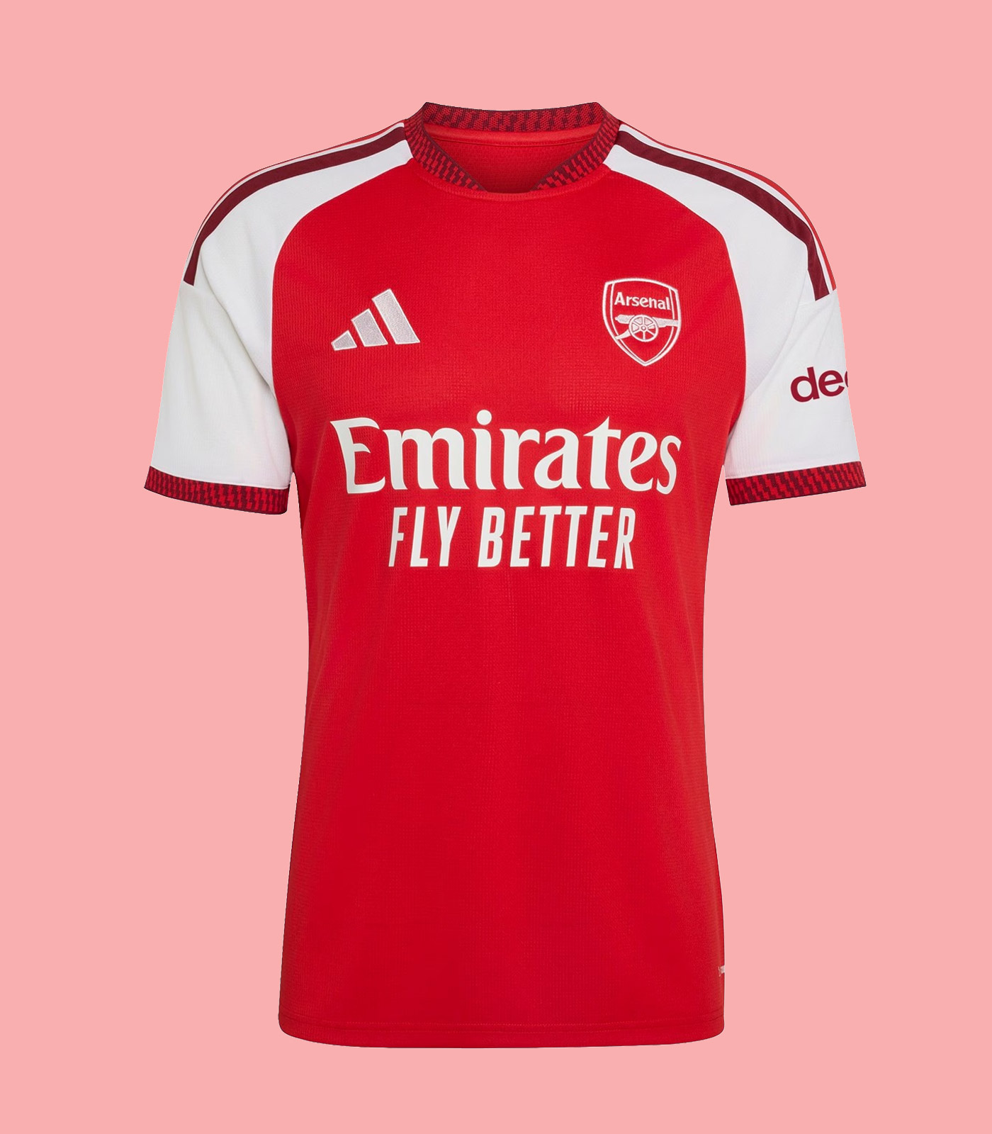 Arsenal FC 2026/27 Home Shirt in Red and White