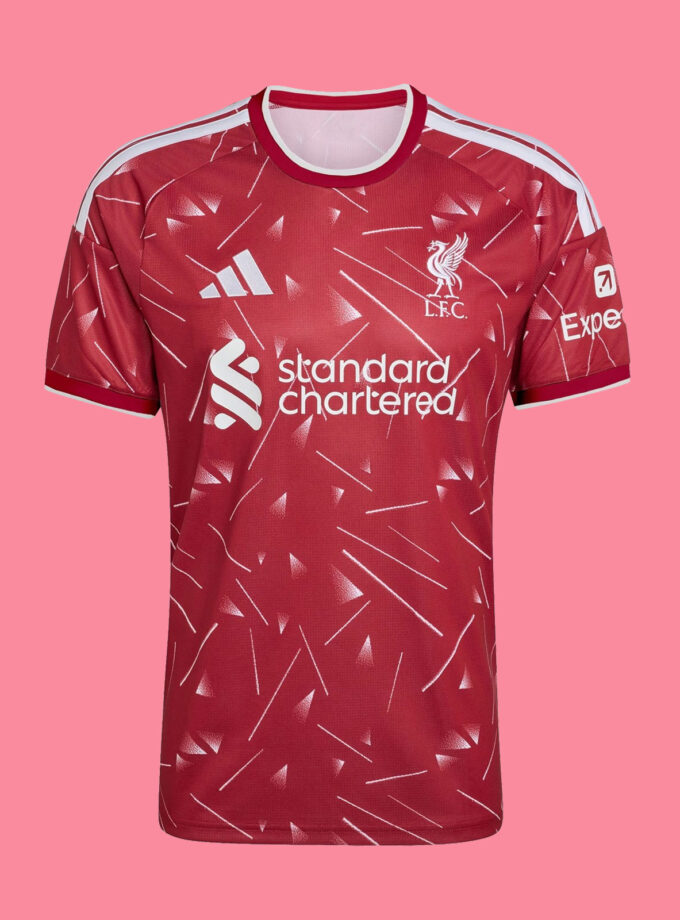 Liverpool FC 2026/27 Home Shirt in Red with Graphic Pattern Design