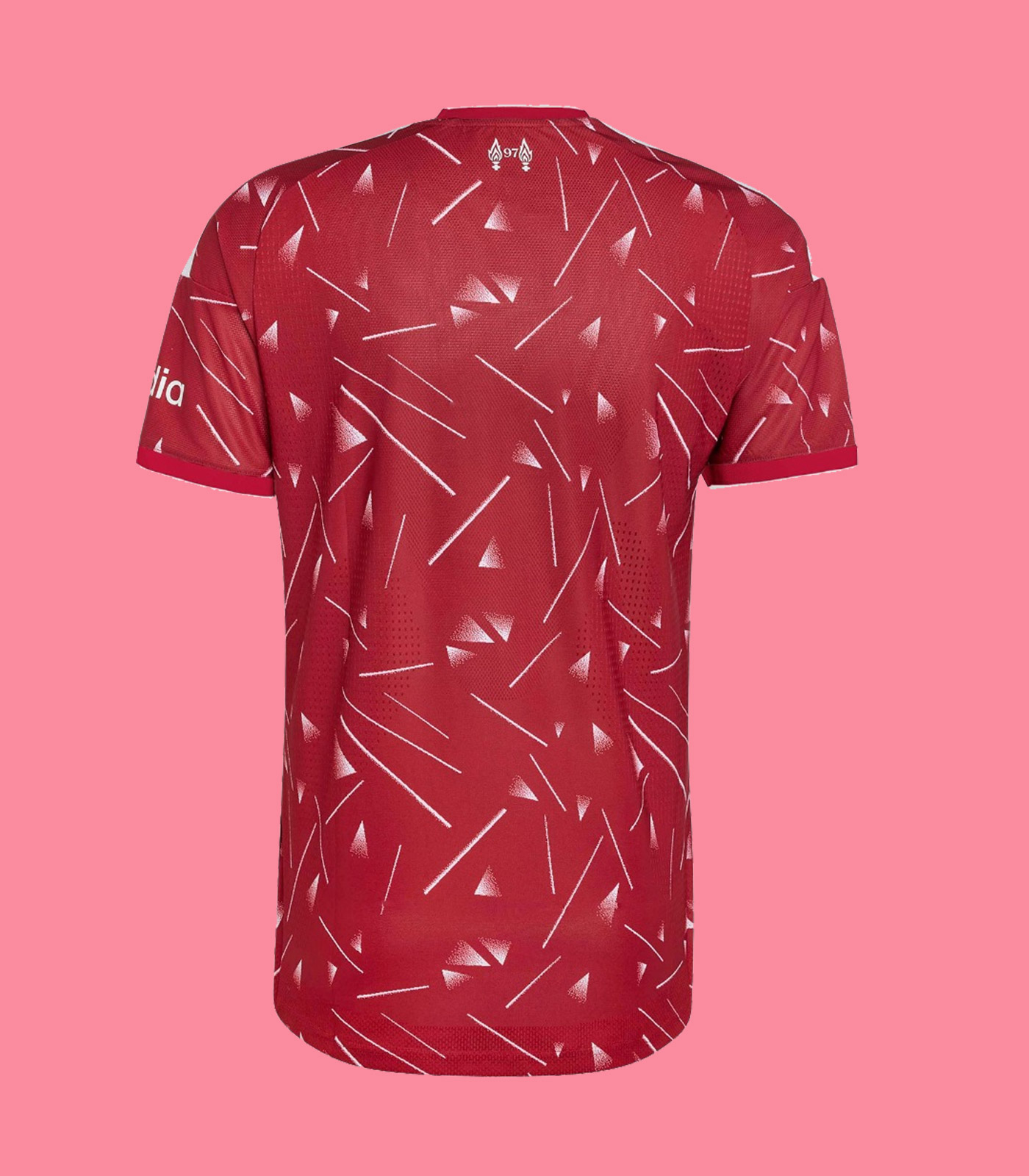 Liverpool FC 2026/27 Home Shirt in Red with Graphic Pattern Design-Back