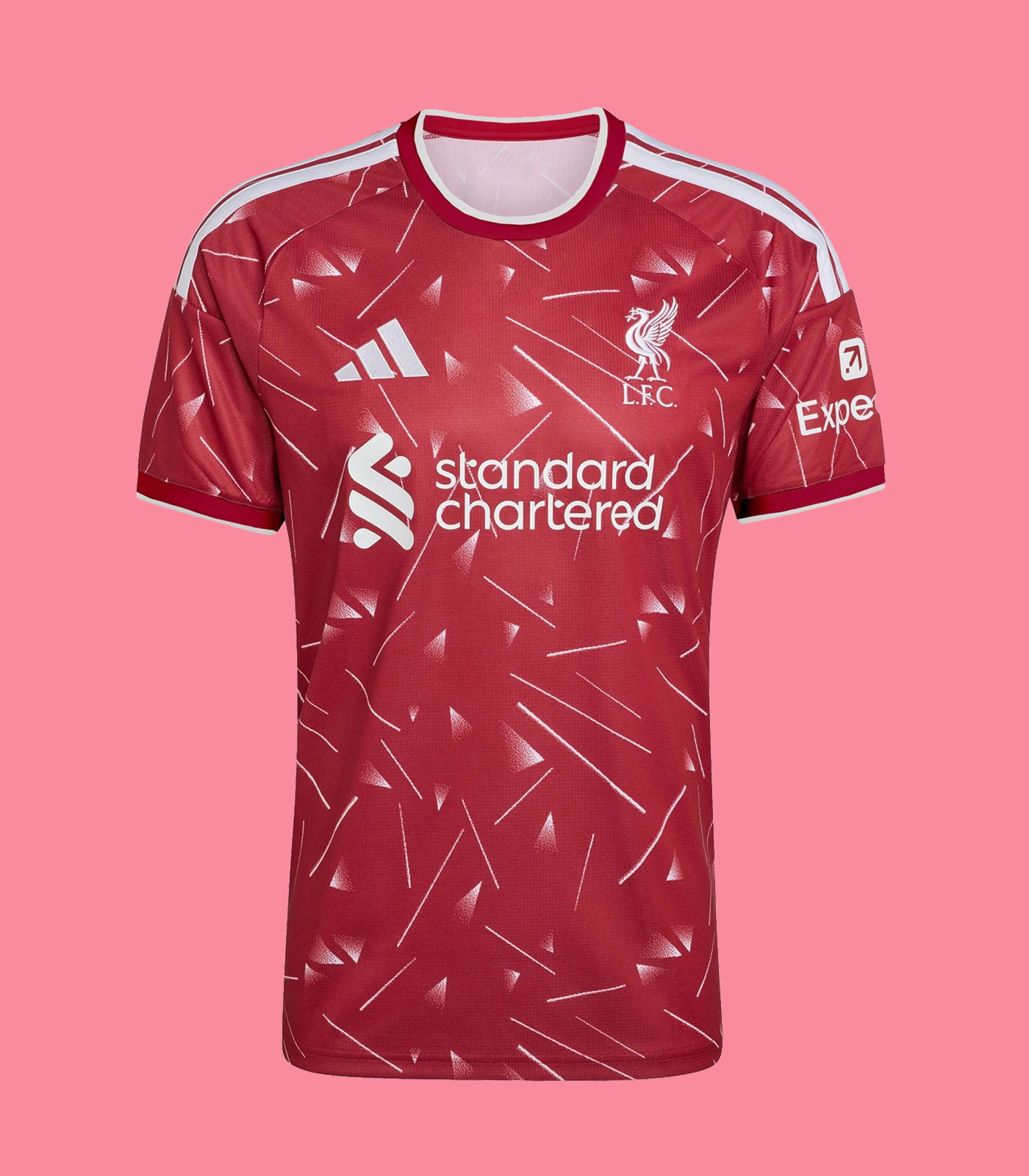 Liverpool FC 2026/27 Home Shirt in Red with Graphic Pattern Design